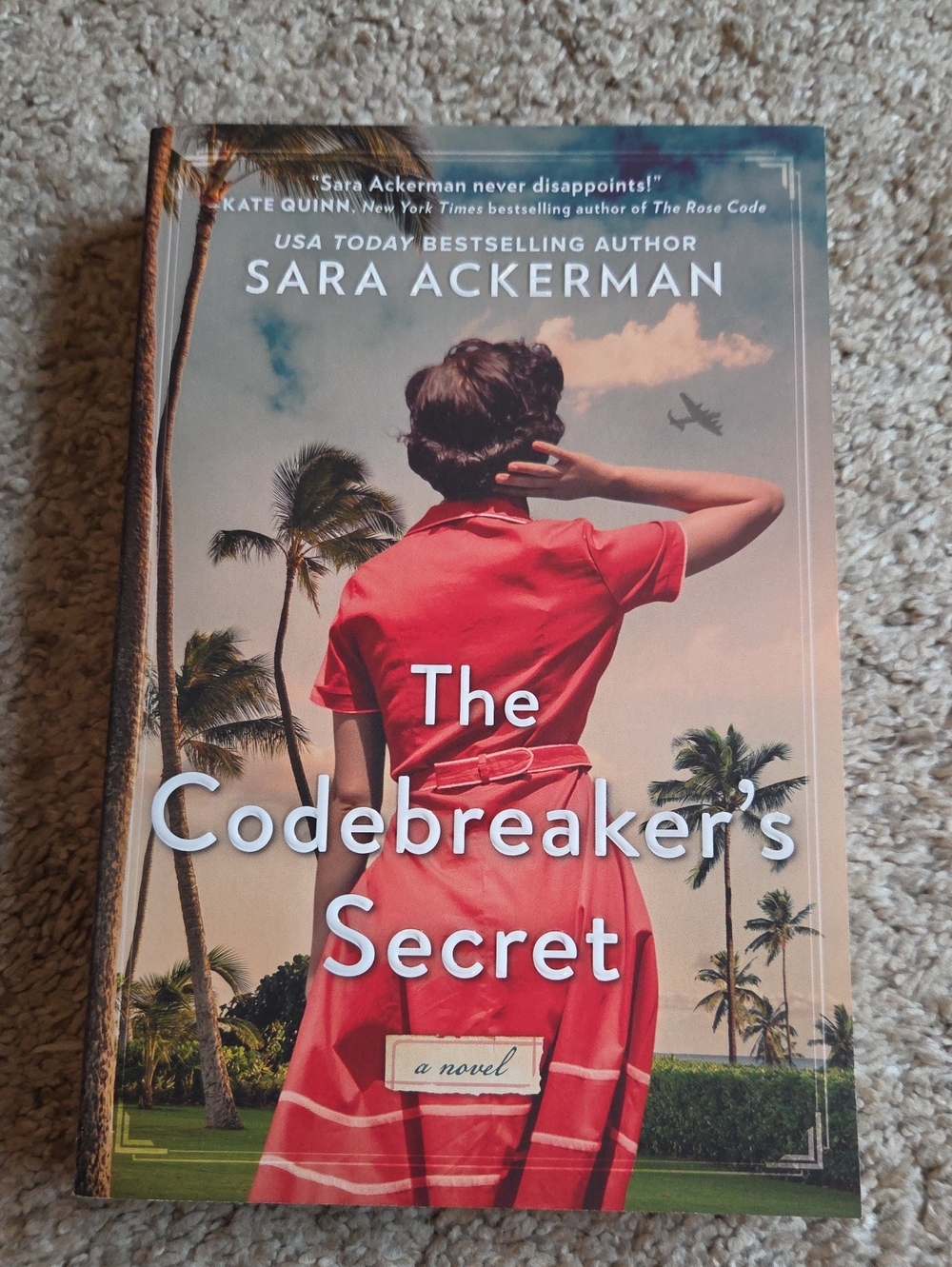 🔥3/$15🔥📖 The Codebreaker's Secret A Novel By Sara Ackerman